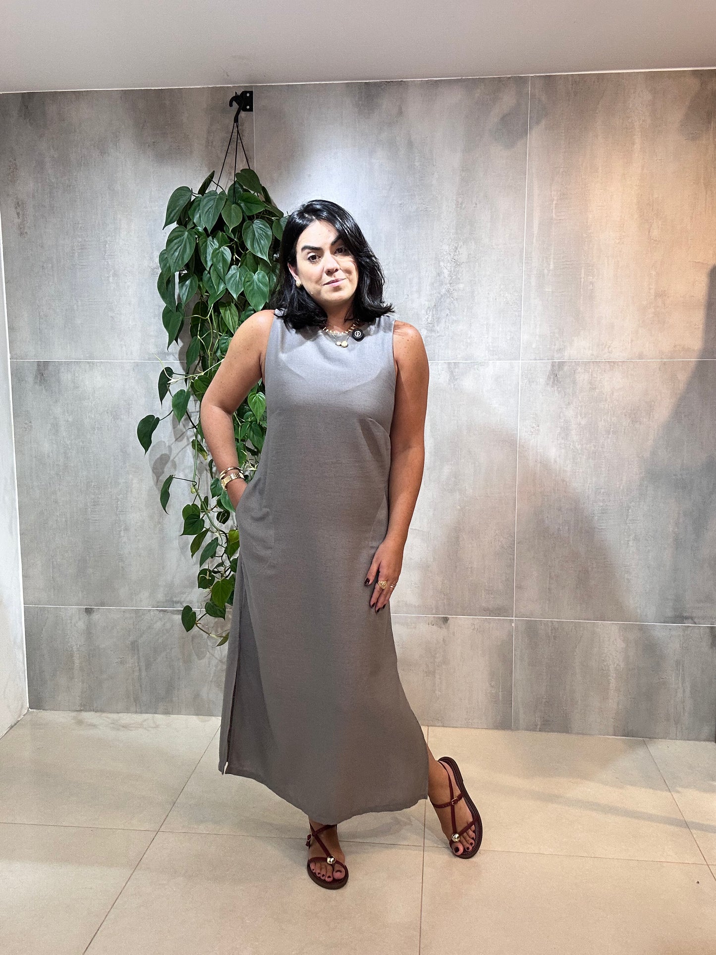 Vestido Antônia linho