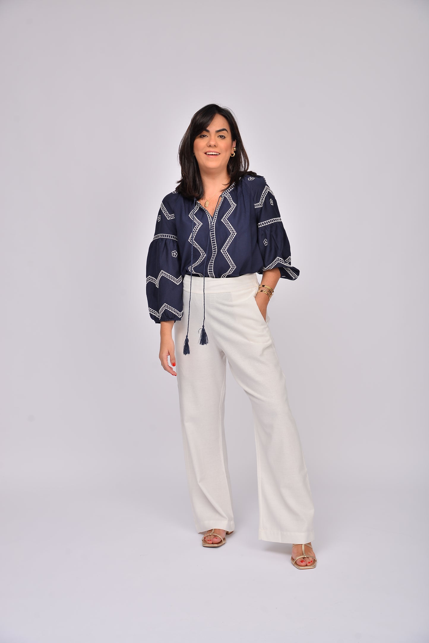 Calça pantalona Larissa