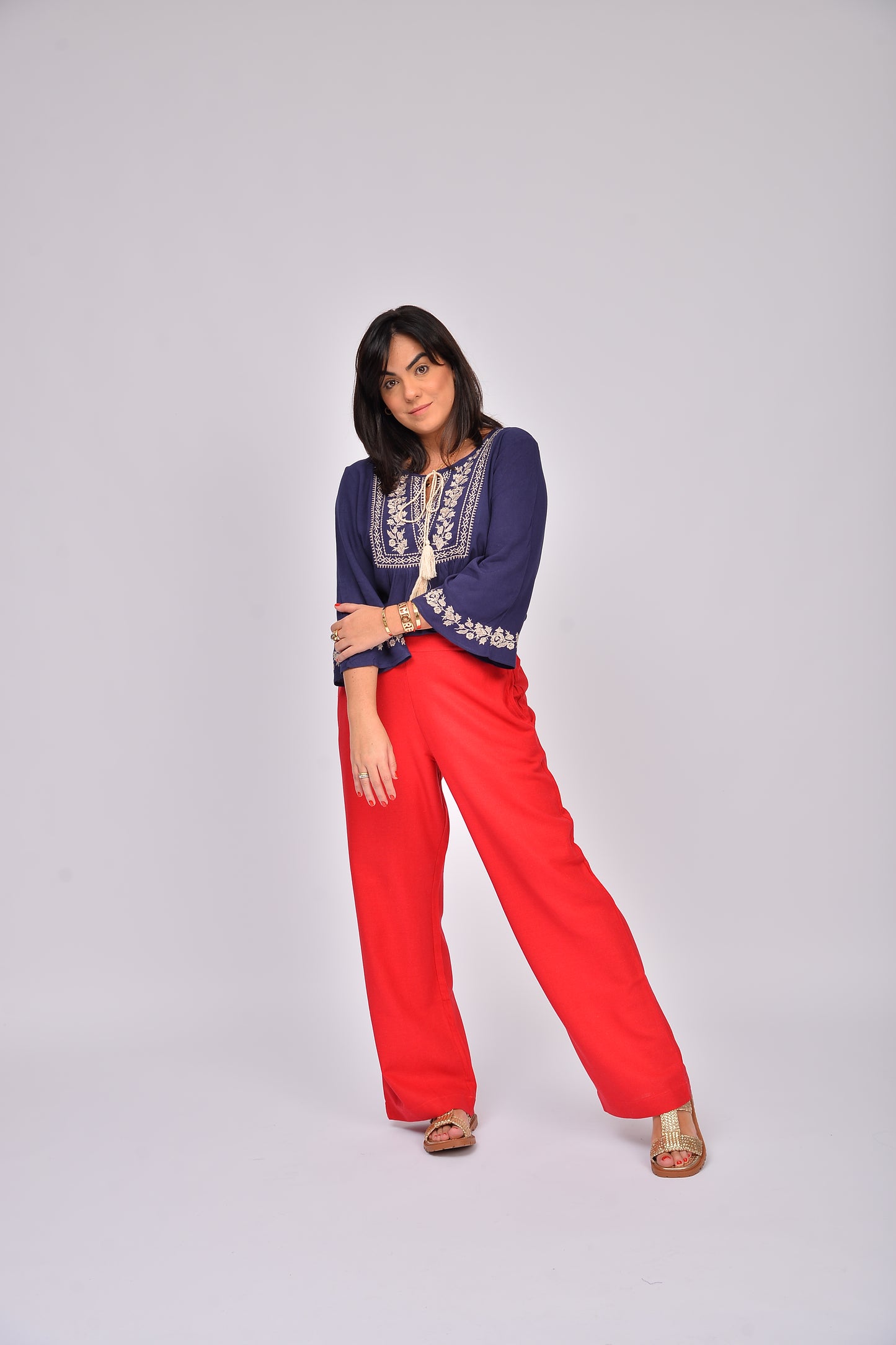 Calça pantalona Larissa