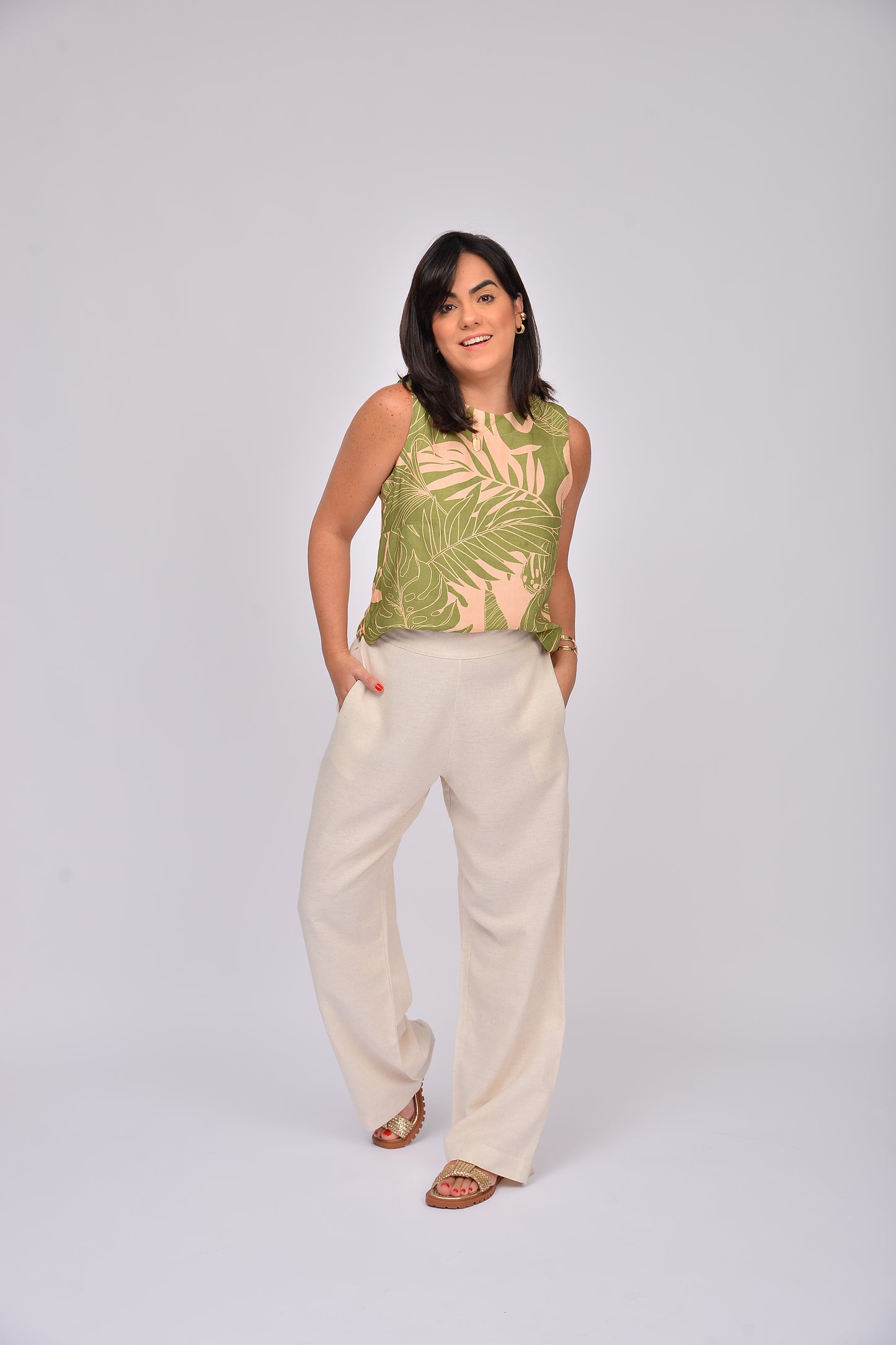 Calça pantalona Larissa
