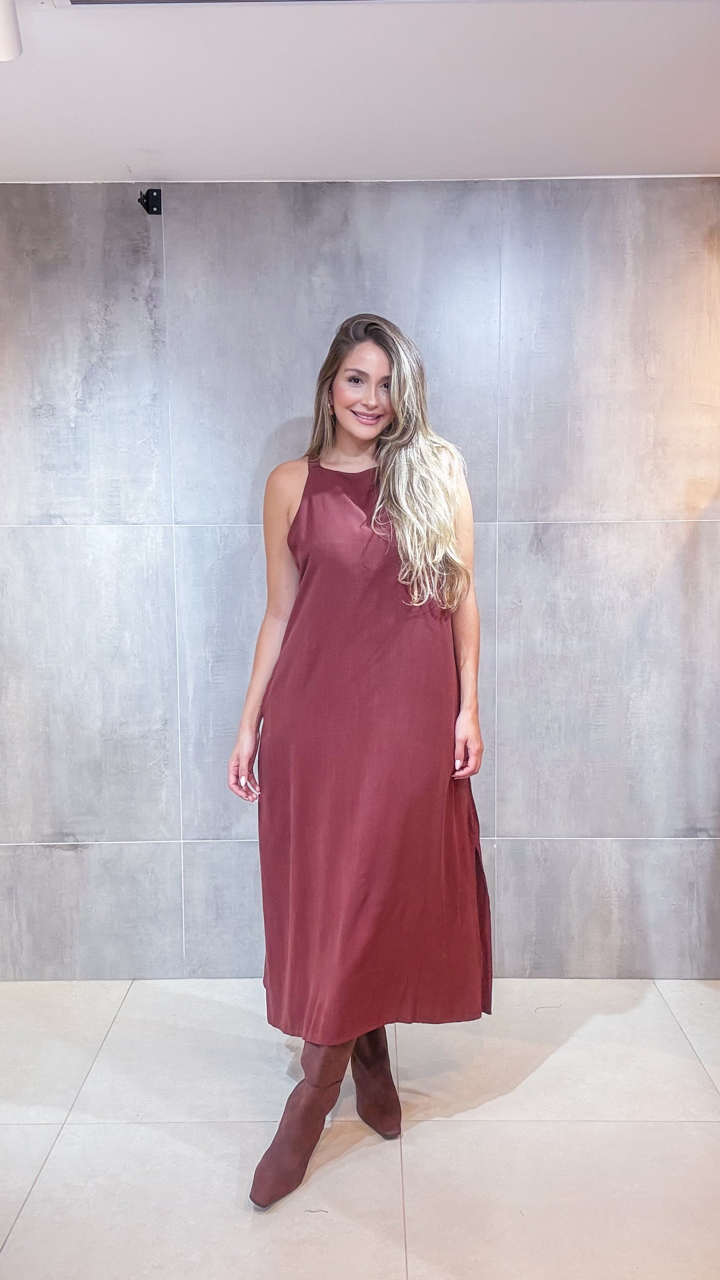 Vestido Silvana Linho