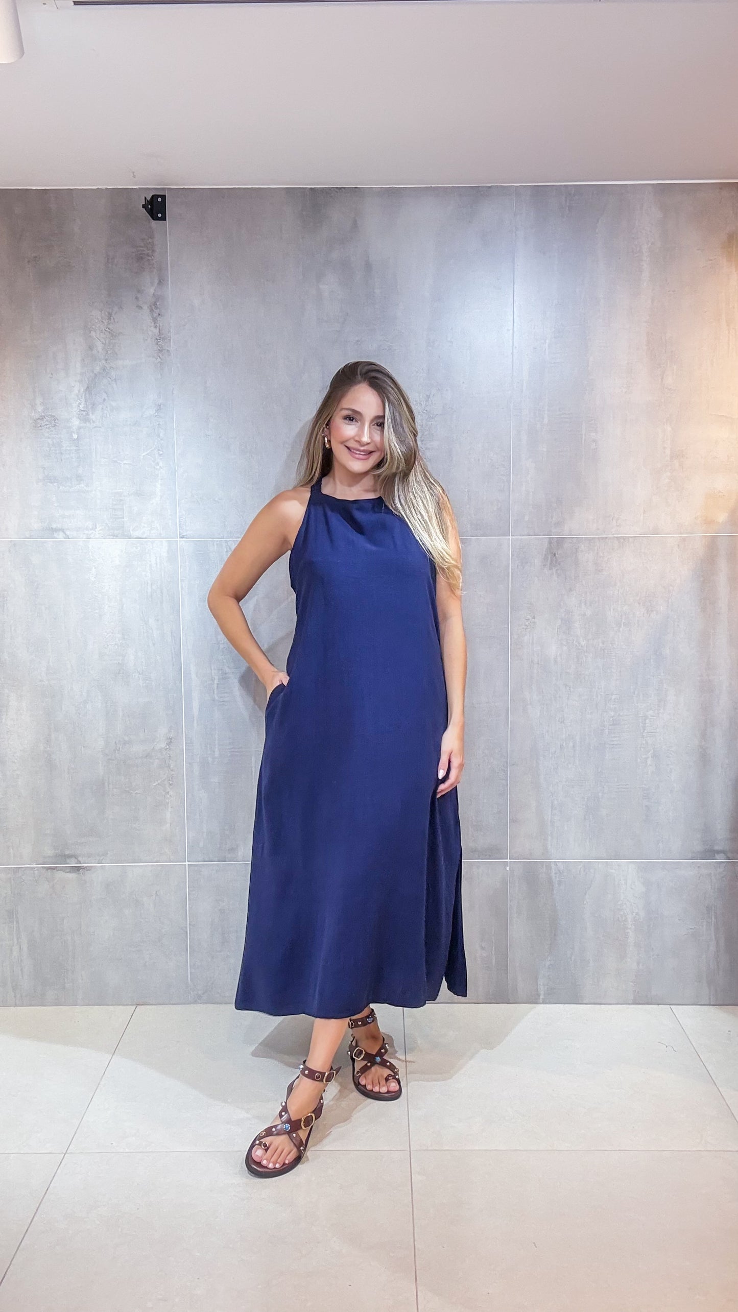Vestido Silvana Linho