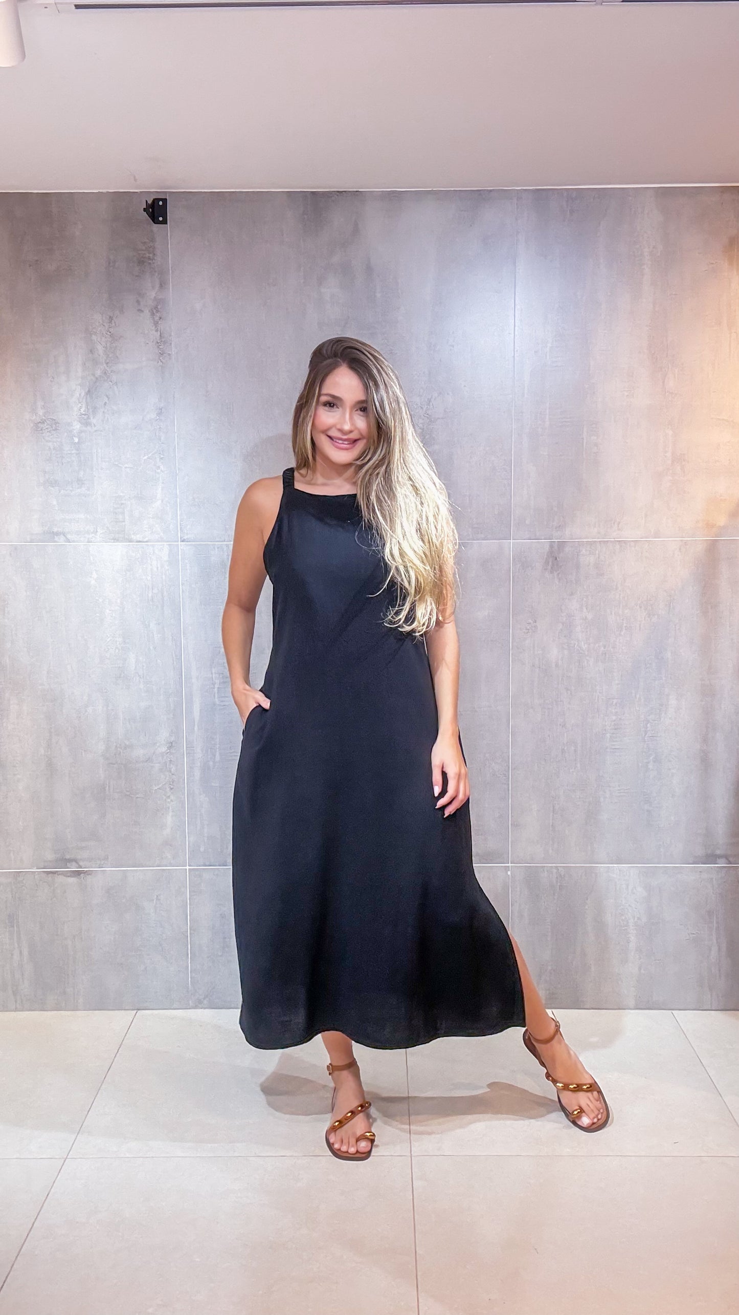 Vestido Silvana Linho