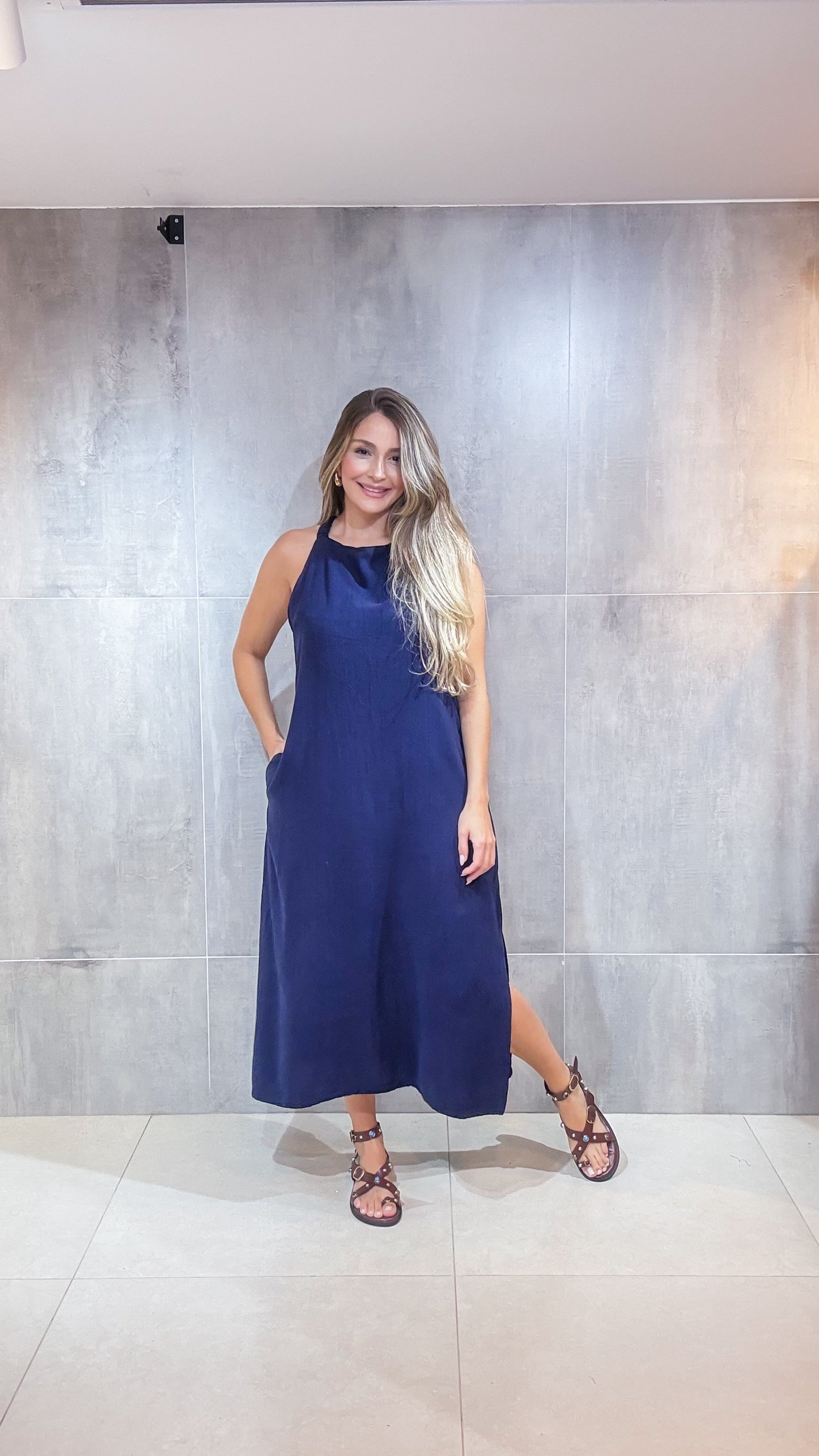 Vestido Silvana Linho