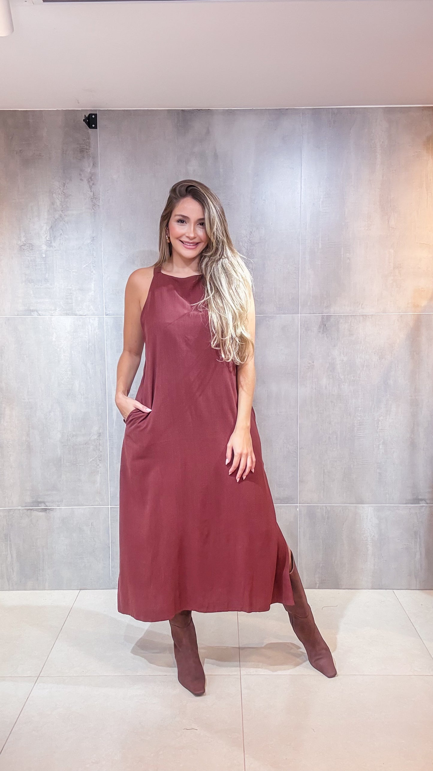 Vestido Silvana Linho