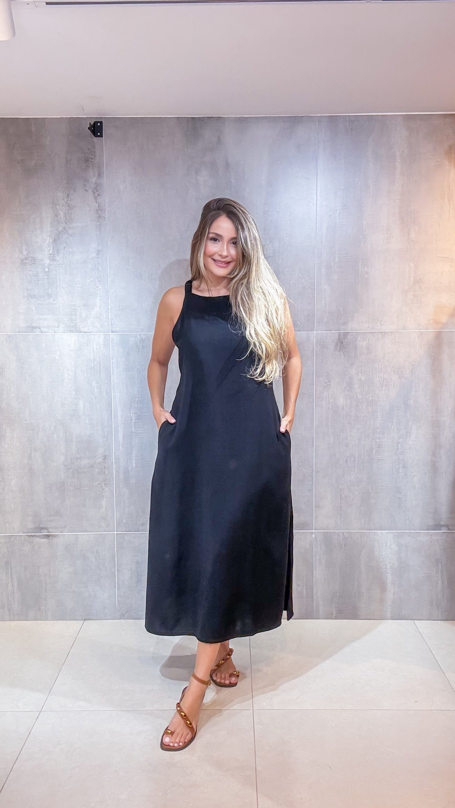 Vestido Silvana Linho