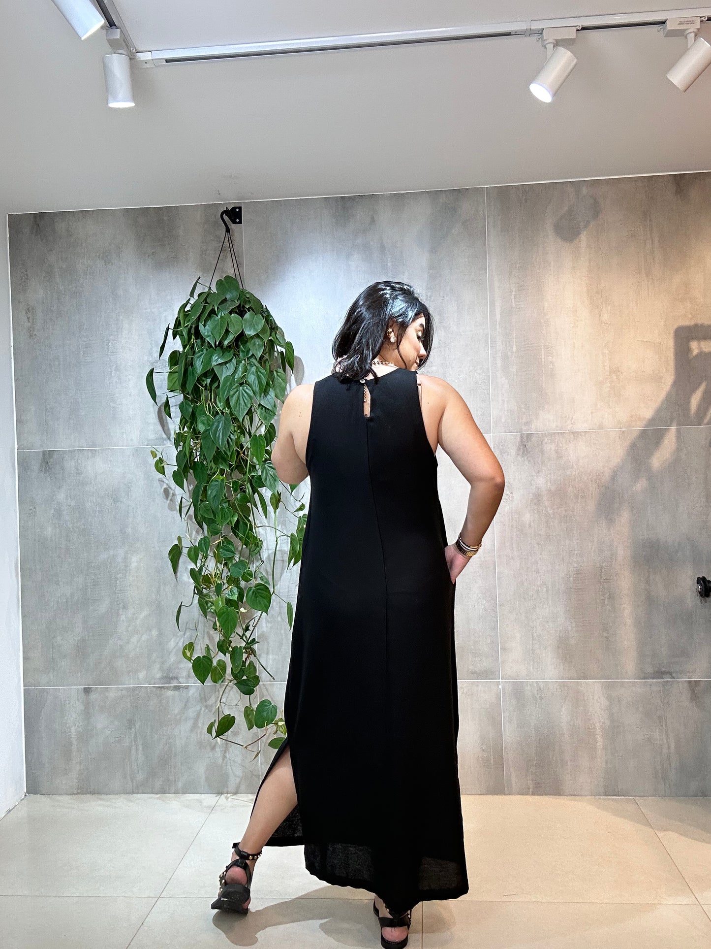 Vestido Debora decote V