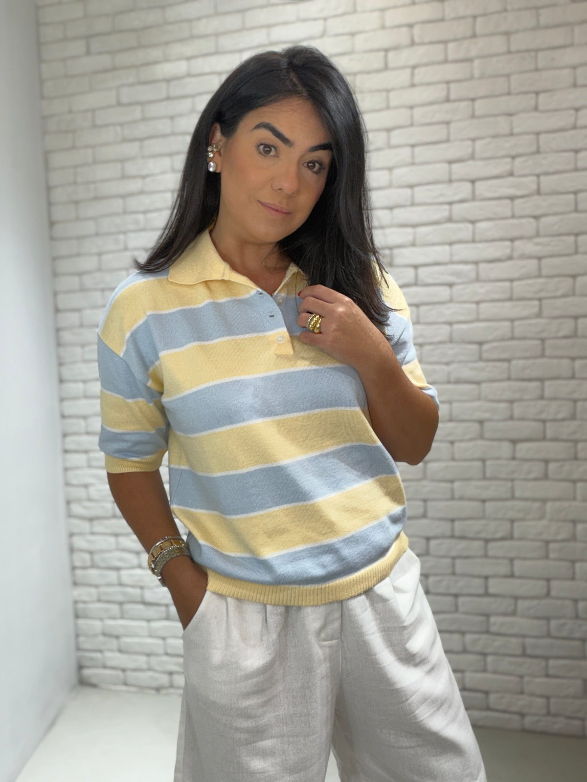 Blusa Polo Cléo