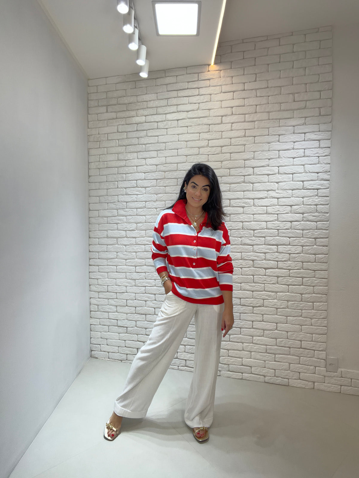 Blusa Polo Melissa