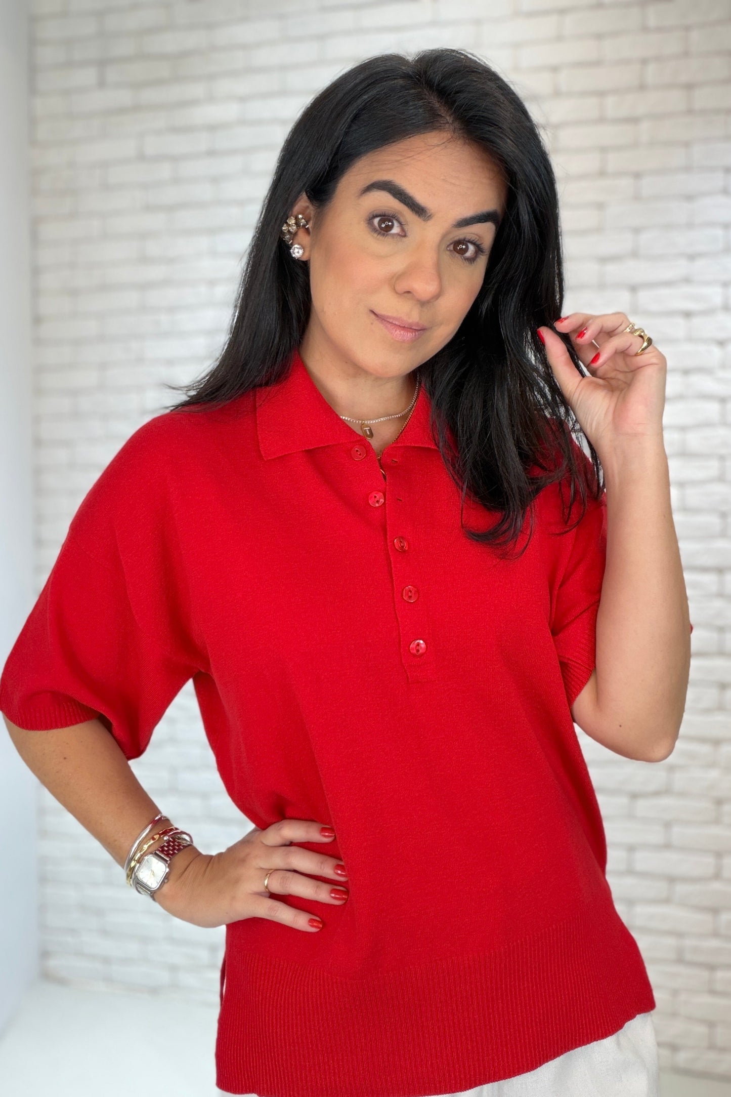 Blusa polo Ivina