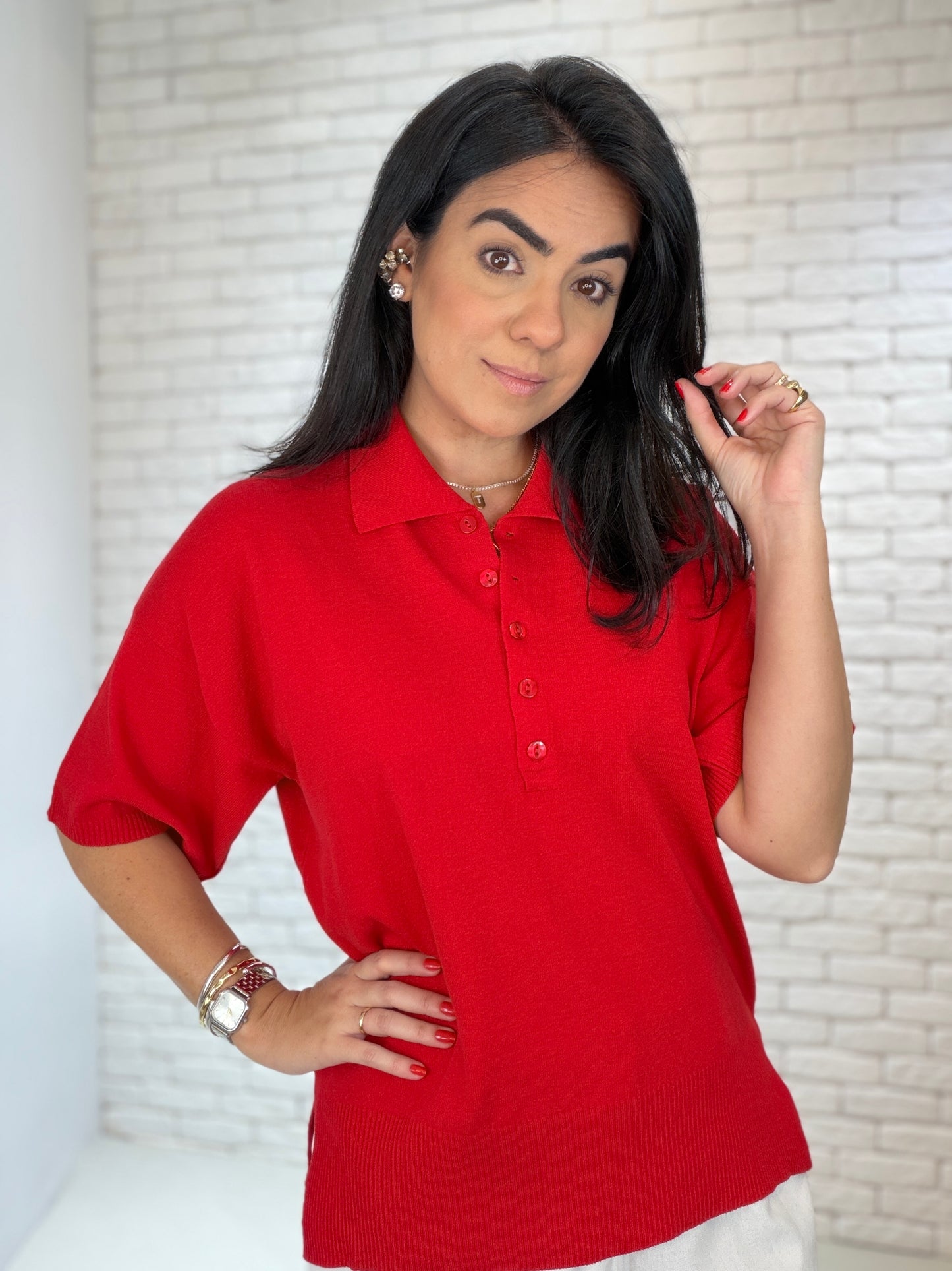 Blusa polo Ivina