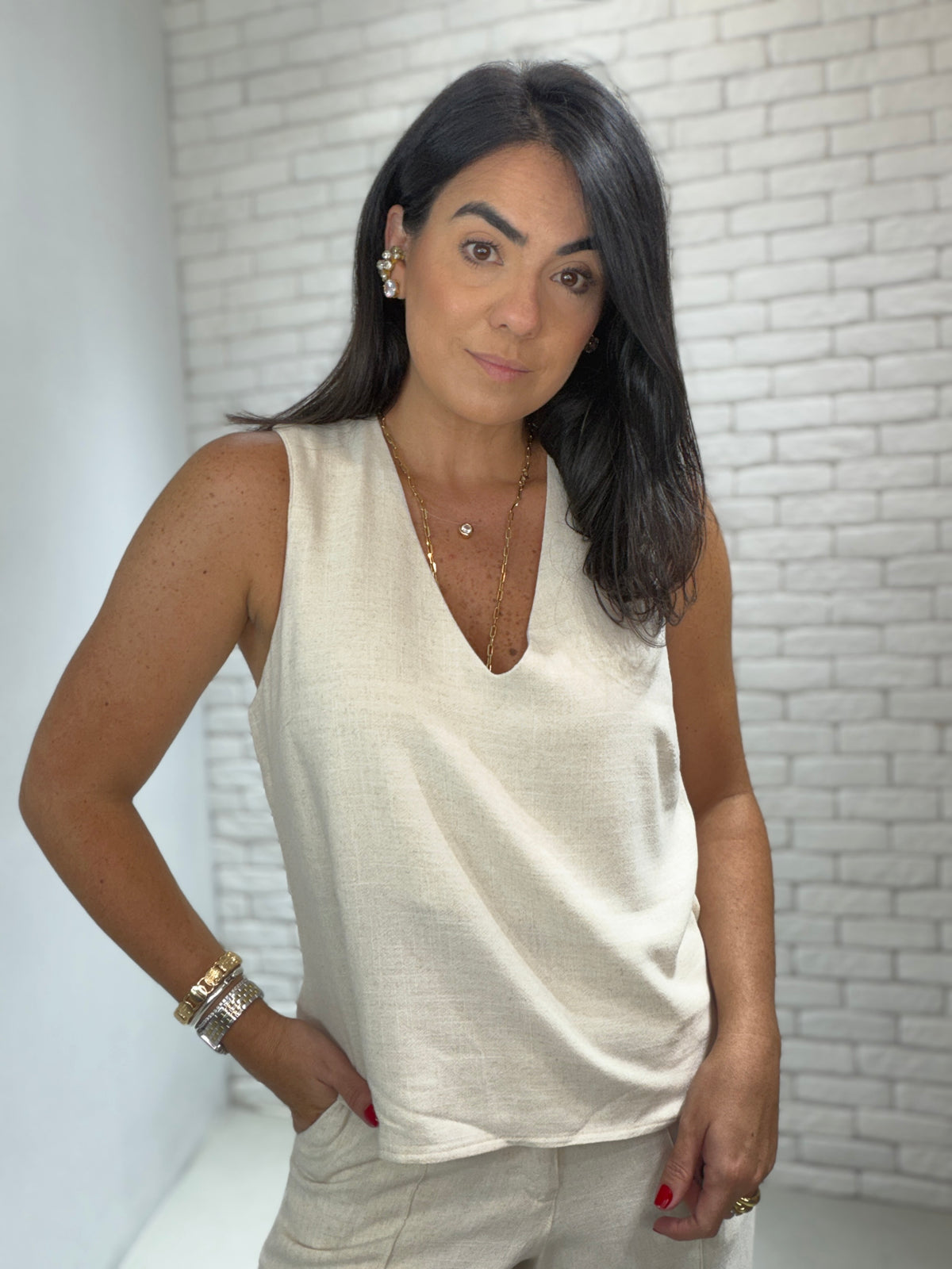 Regata ivy linho