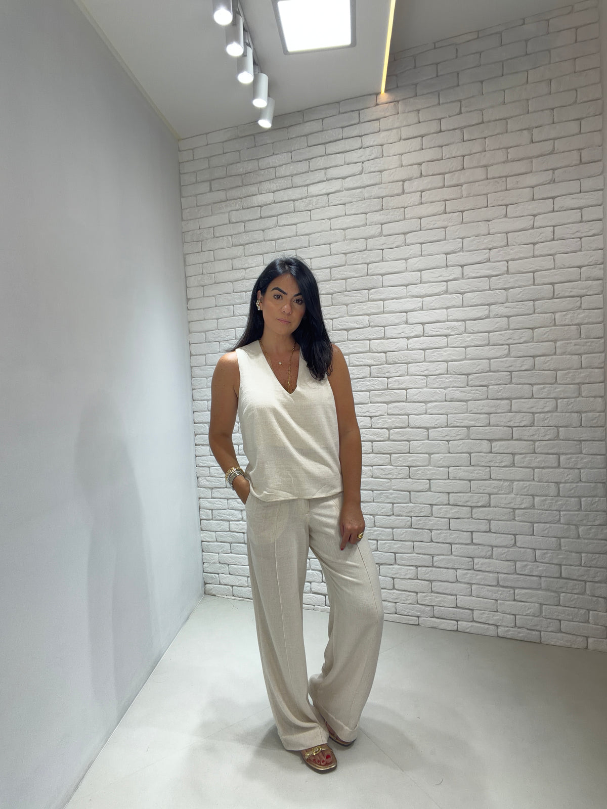 Regata ivy linho