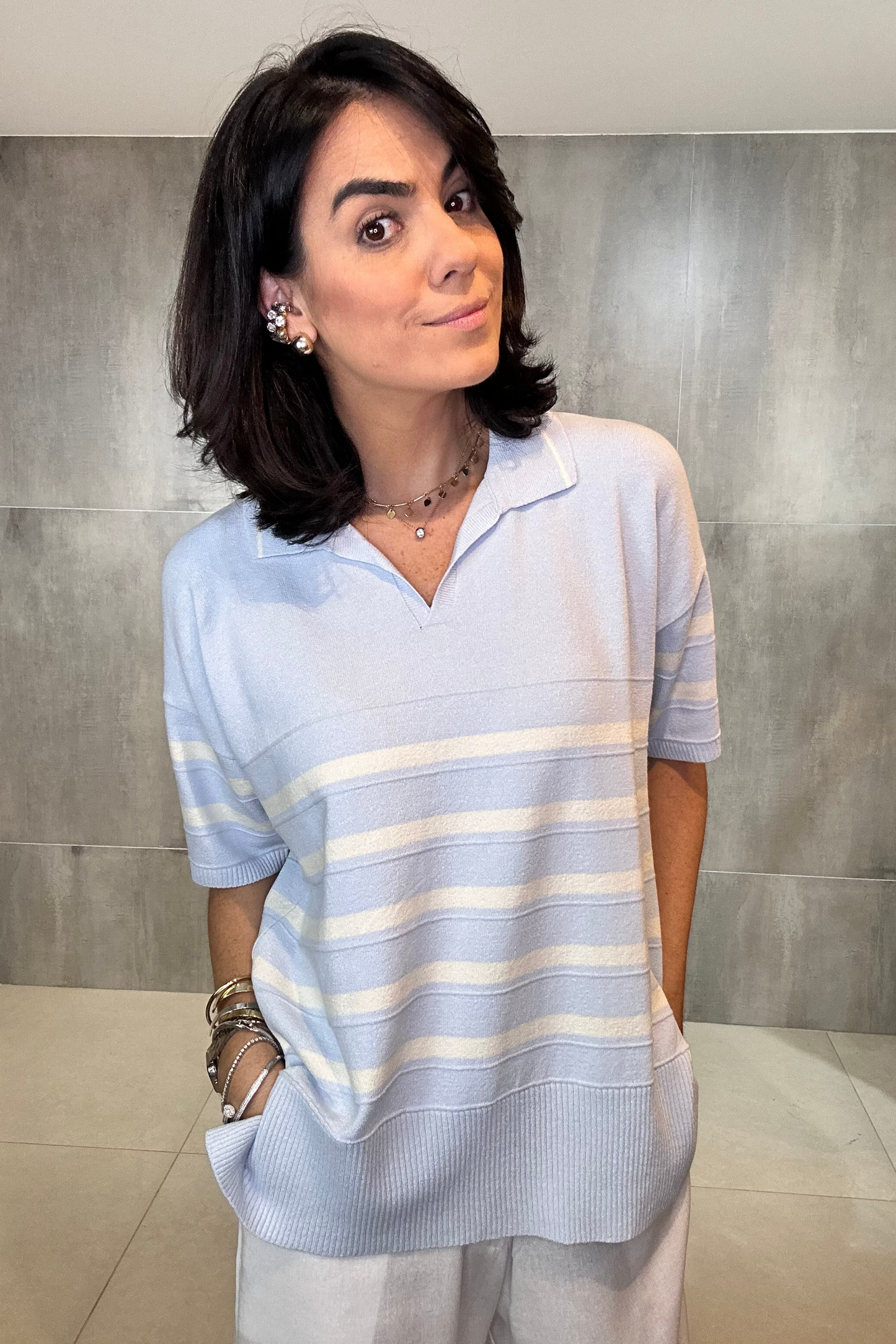 Blusa Polo Mia