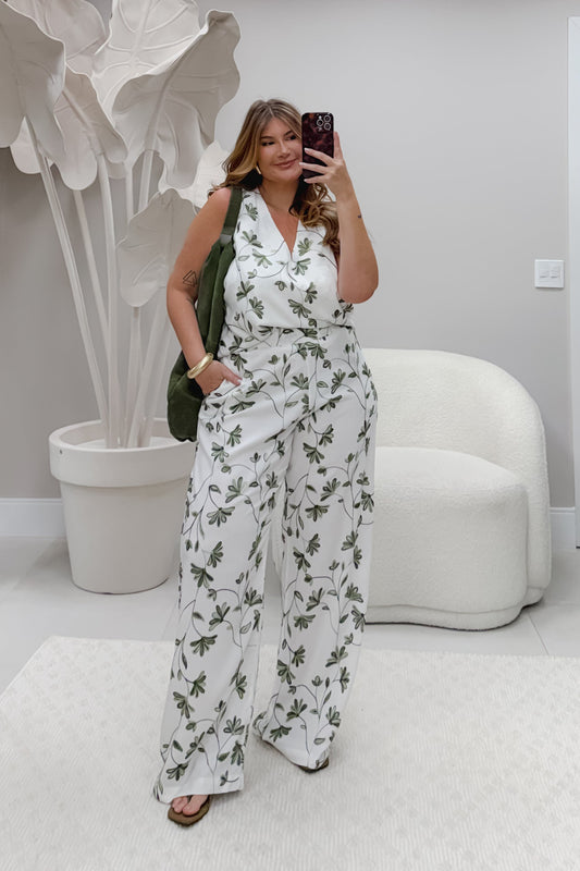 Calça bordada Aurora