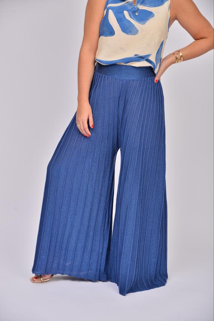 Calça plissada Allana