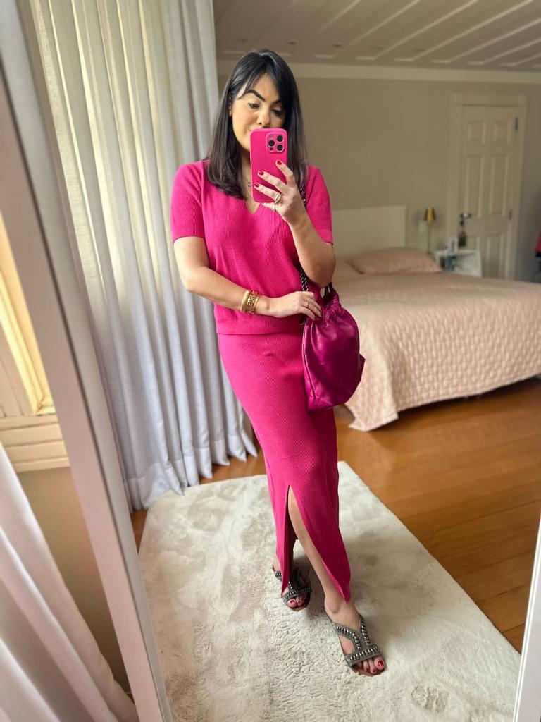 Conjunto modal Bruna pink