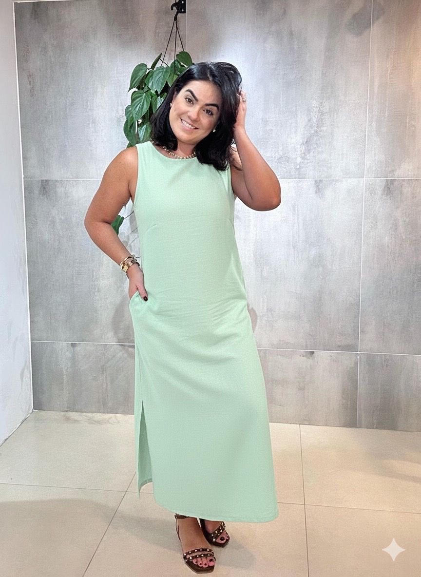 Vestido Antônia linho