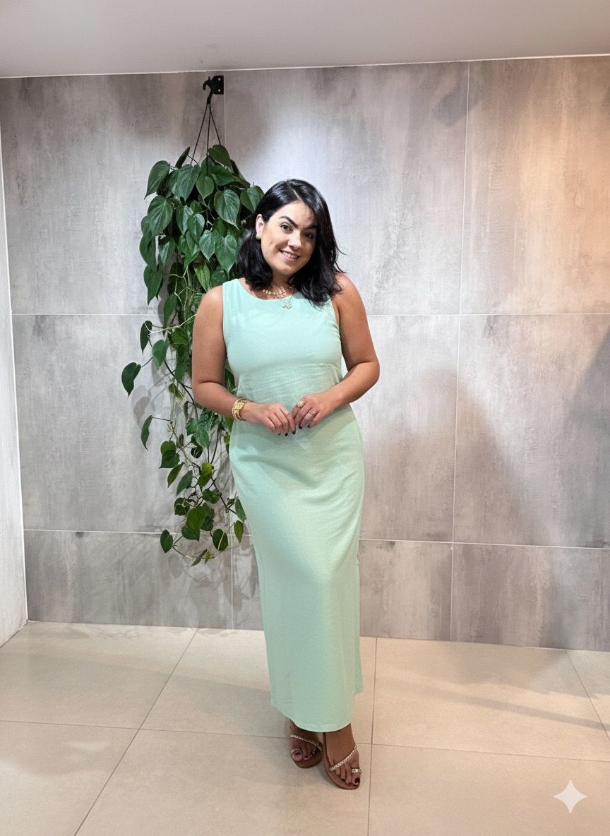 Vestido Antônia linho