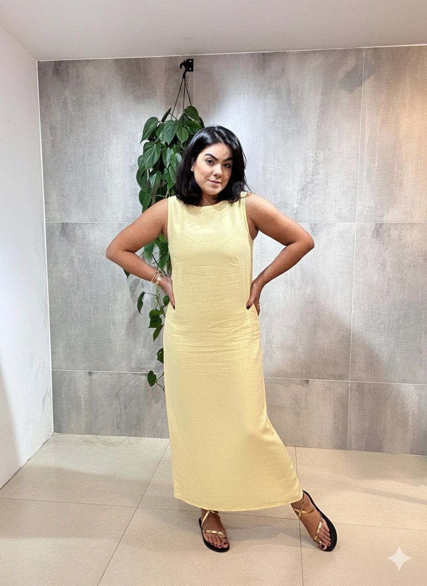 Vestido Antônia linho