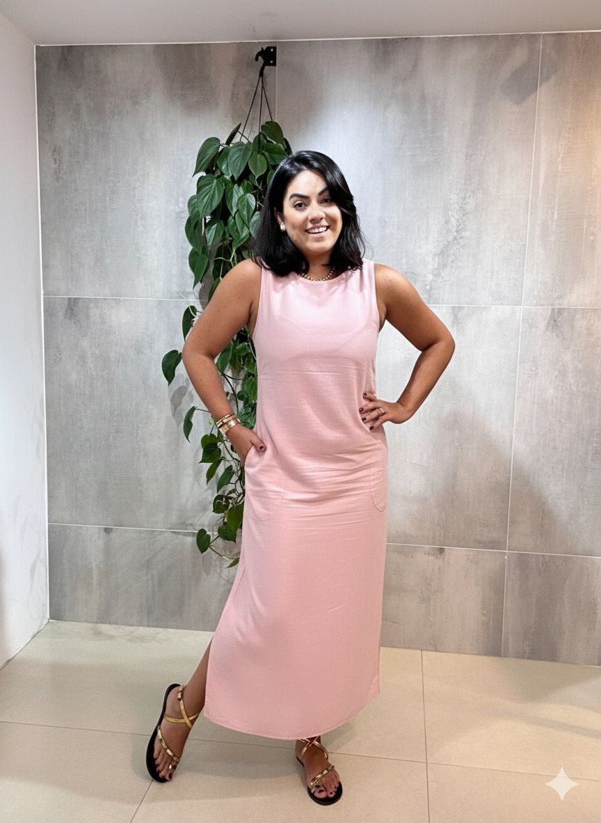 Vestido Antônia linho