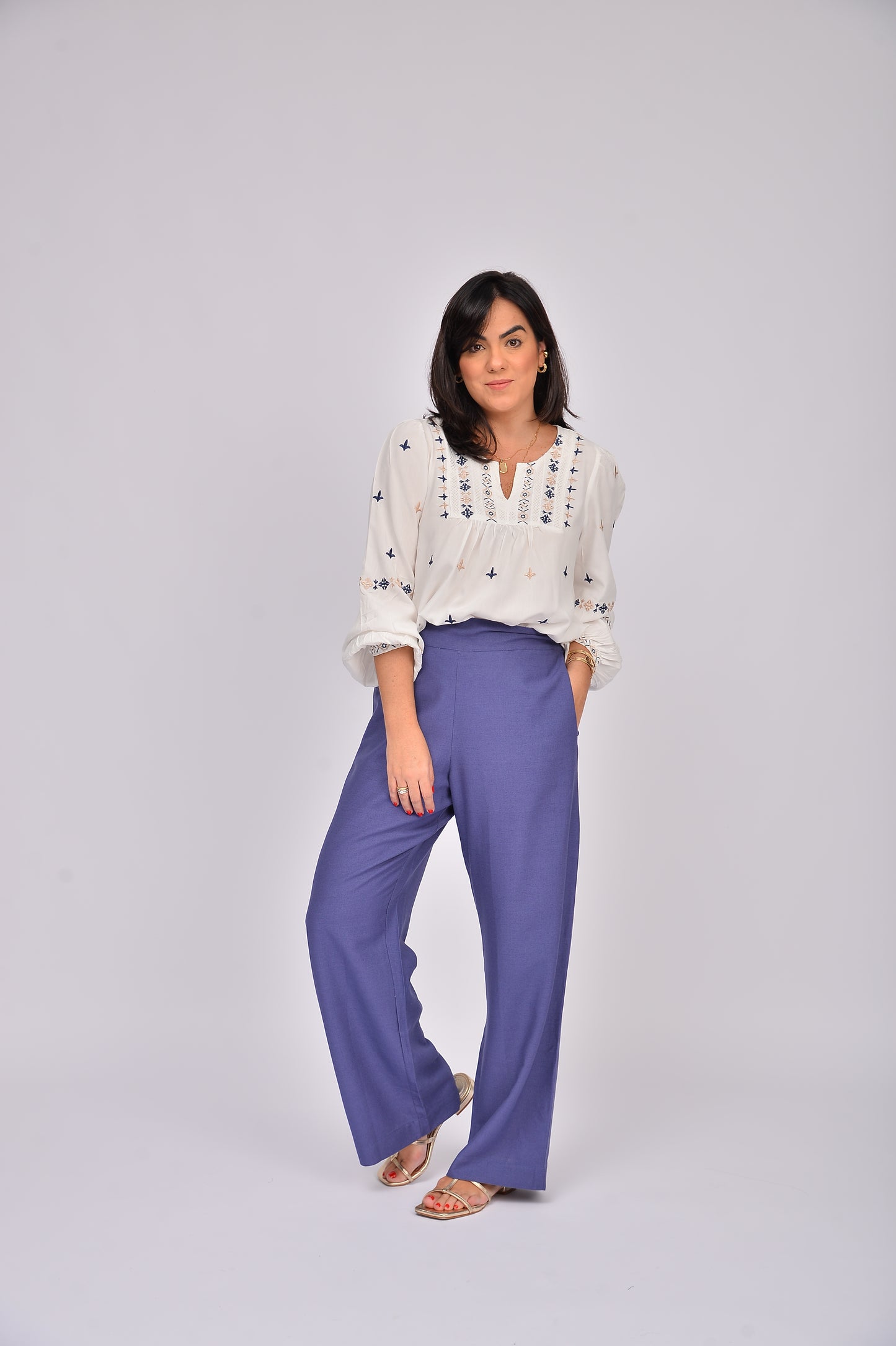 Calça pantalona Larissa