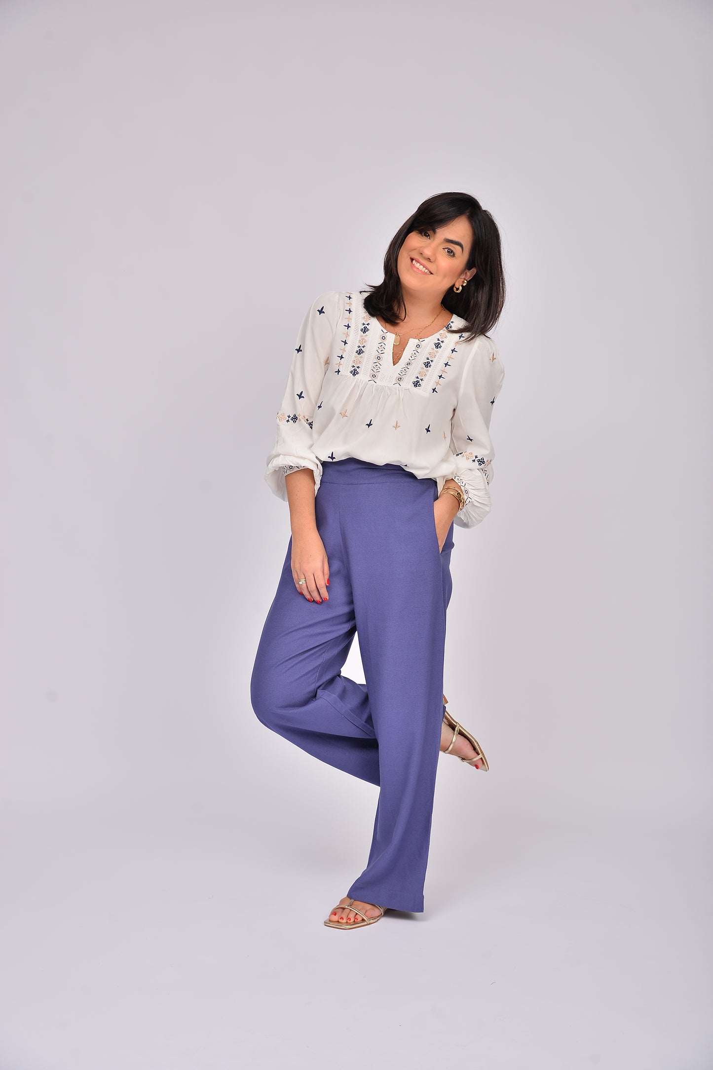 Calça pantalona Larissa