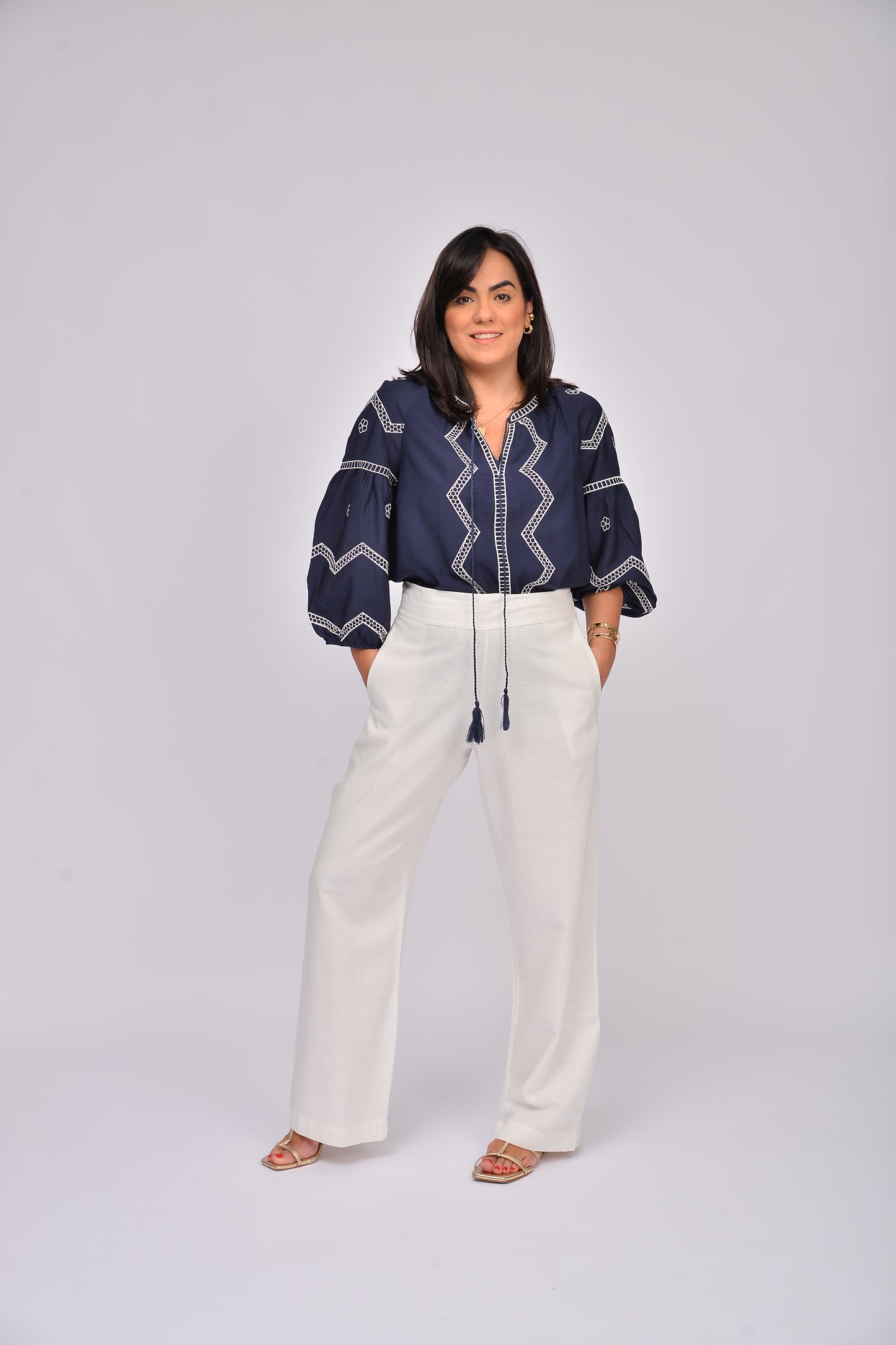 Calça pantalona Larissa