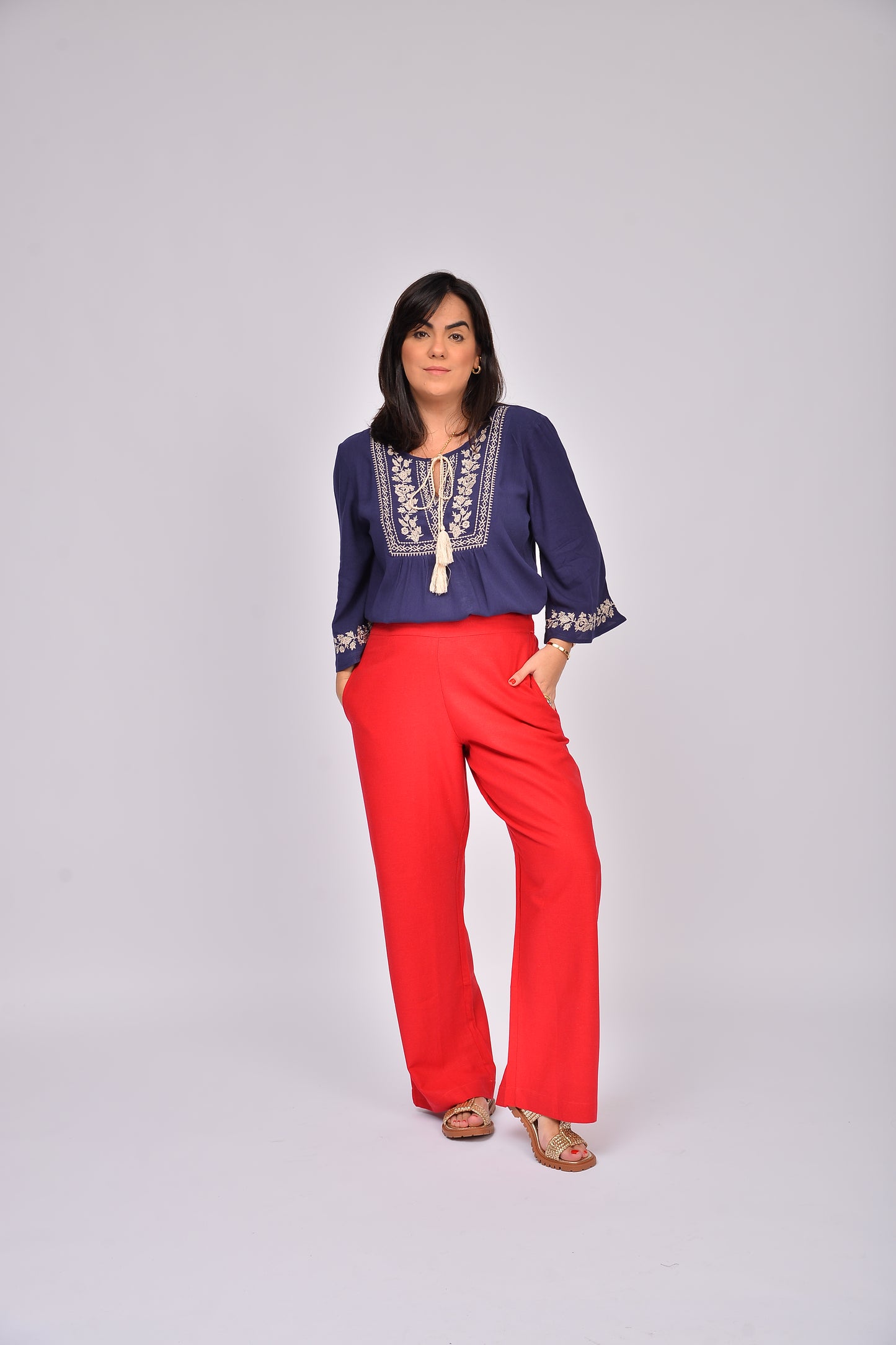 Calça pantalona Larissa