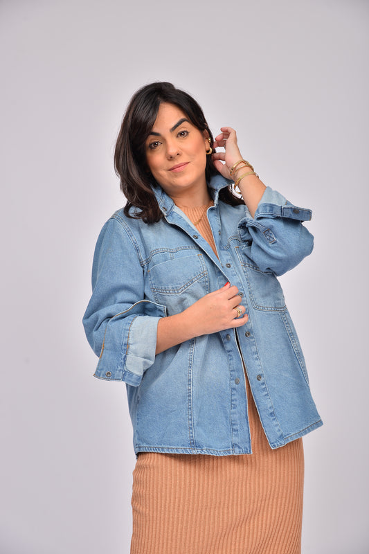 Camisa oversized Fiorella