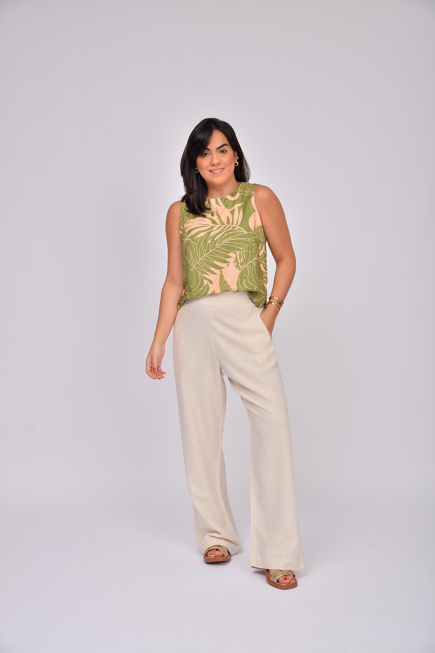Calça pantalona Larissa